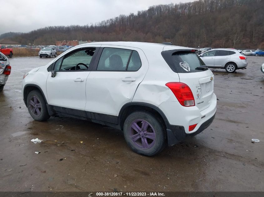 2017 Chevrolet Trax Ls VIN: KL7CJNSB0HB077132 Lot: 38120817