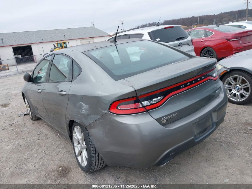 2013 Dodge Dart Sxt/Rallye VIN: 1C3CDFBA8DD320258 Lot: 38121236