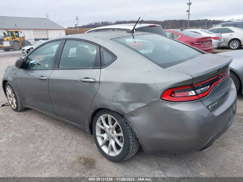 2013 Dodge Dart Sxt/Rallye VIN: 1C3CDFBA8DD320258 Lot: 38121236