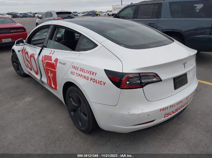 2020 Tesla Model 3 Standard Range Plus Rear-Wheel Drive/Standard Range Rear-Wheel Drive VIN: 5YJ3E1EA4LF800103 Lot: 38121345