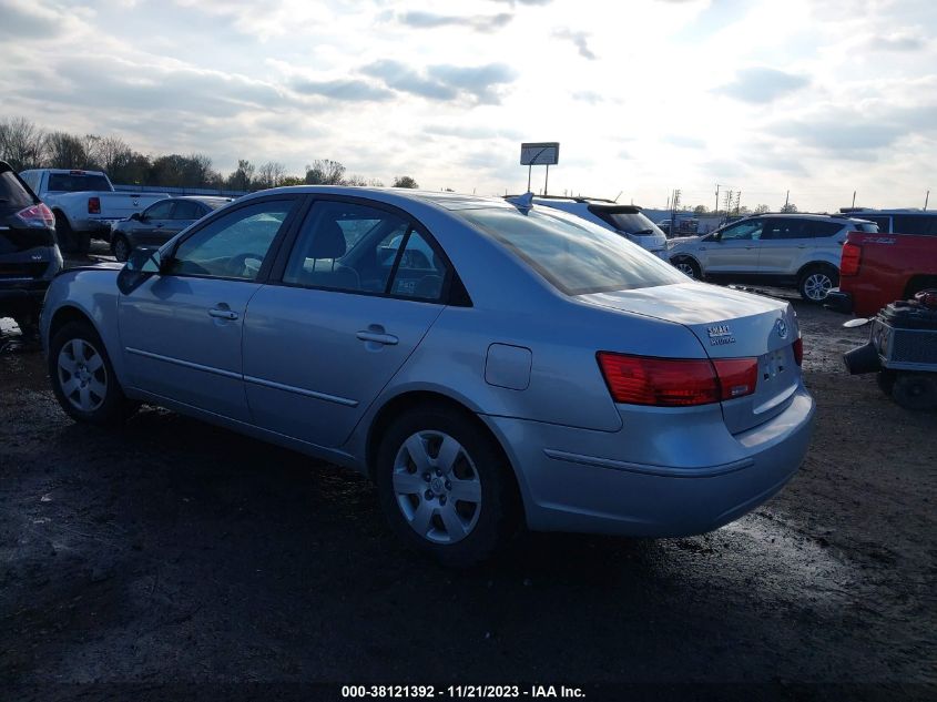 2010 Hyundai Sonata Gls VIN: 5NPET4AC7AH578792 Lot: 38121392