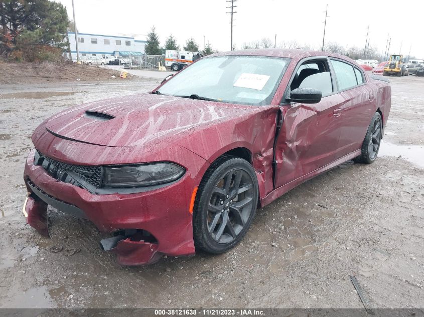 2022 Dodge Charger Gt Rwd VIN: 2C3CDXHG3NH236127 Lot: 38121638