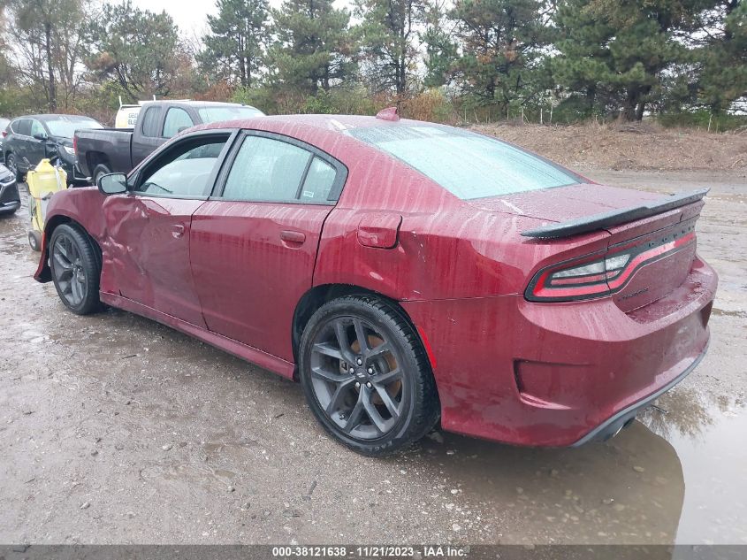 2022 Dodge Charger Gt Rwd VIN: 2C3CDXHG3NH236127 Lot: 38121638