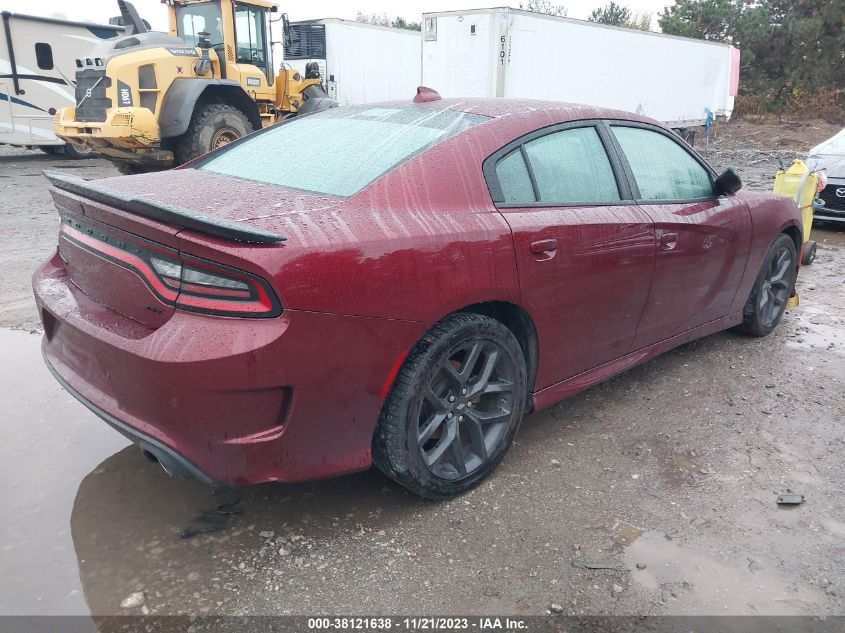 2022 Dodge Charger Gt Rwd VIN: 2C3CDXHG3NH236127 Lot: 38121638