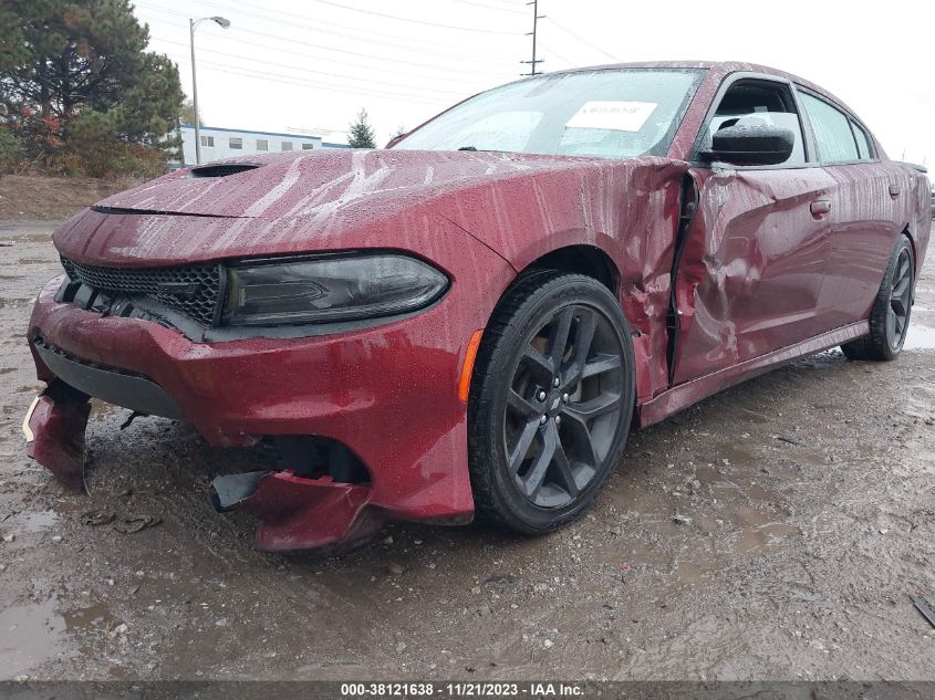 2022 Dodge Charger Gt Rwd VIN: 2C3CDXHG3NH236127 Lot: 38121638