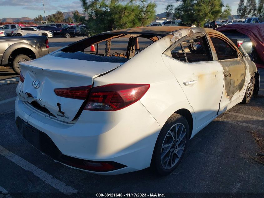 2020 Hyundai Elantra Limited VIN: 5NPD84LF0LH515590 Lot: 38121645