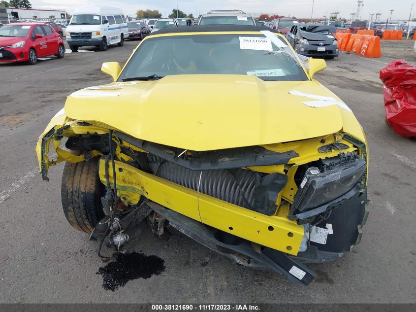 2014 Chevrolet Camaro 2Lt VIN: 2G1FC3D32E9145389 Lot: 38121690