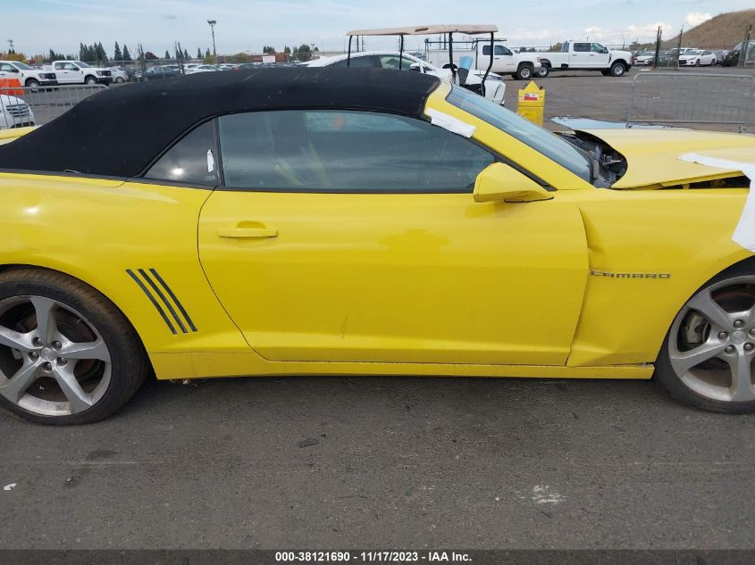 2G1FC3D32E9145389 2014 Chevrolet Camaro 2Lt