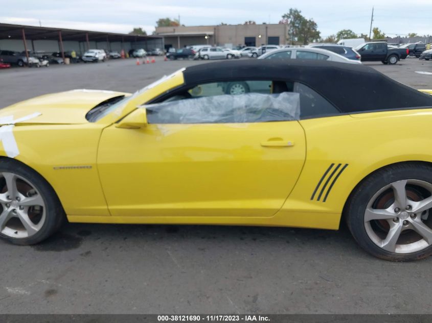 2014 Chevrolet Camaro 2Lt VIN: 2G1FC3D32E9145389 Lot: 38121690