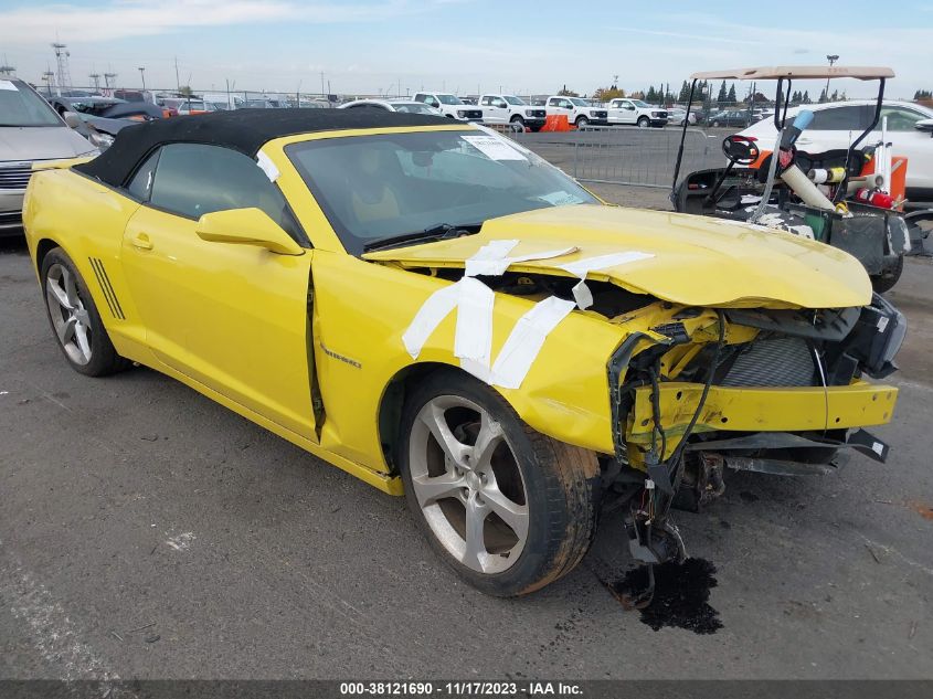 2G1FC3D32E9145389 2014 Chevrolet Camaro 2Lt