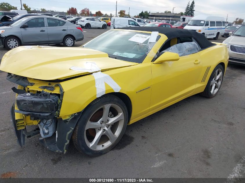 2G1FC3D32E9145389 2014 Chevrolet Camaro 2Lt