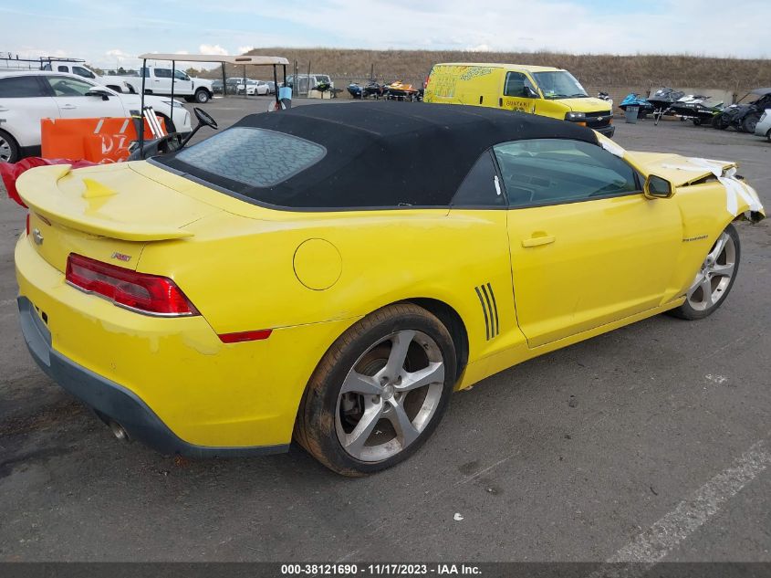 2014 Chevrolet Camaro 2Lt VIN: 2G1FC3D32E9145389 Lot: 38121690