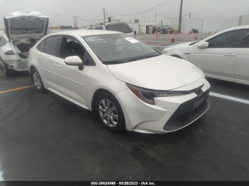 2020 Toyota Corolla Le VIN: JTDEPRAE8LJ089668 Lot: 38121740