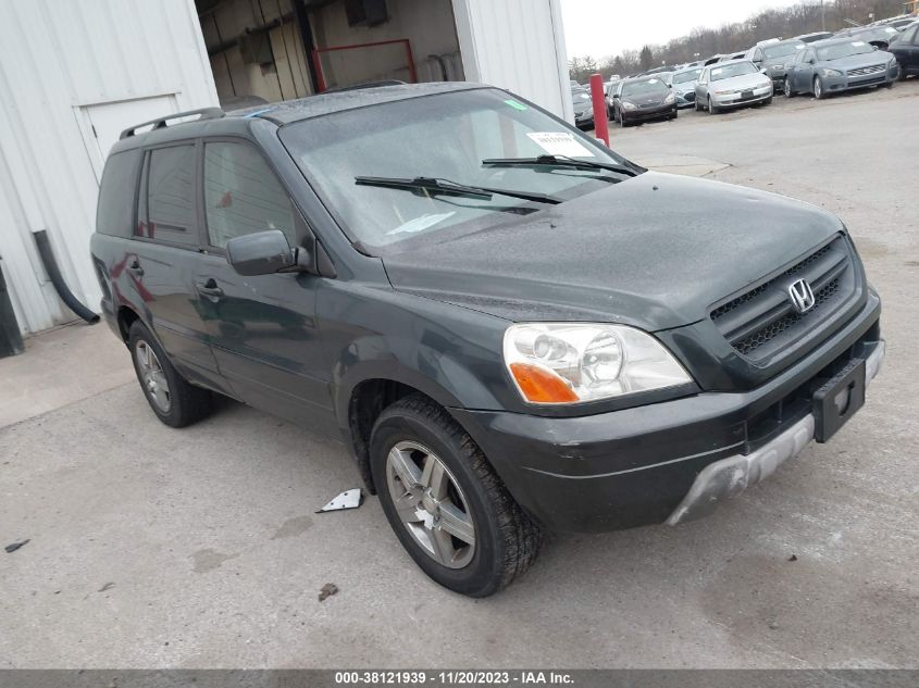 2003 Honda Pilot Ex-L VIN: 2HKYF18563H550074 Lot: 38121939