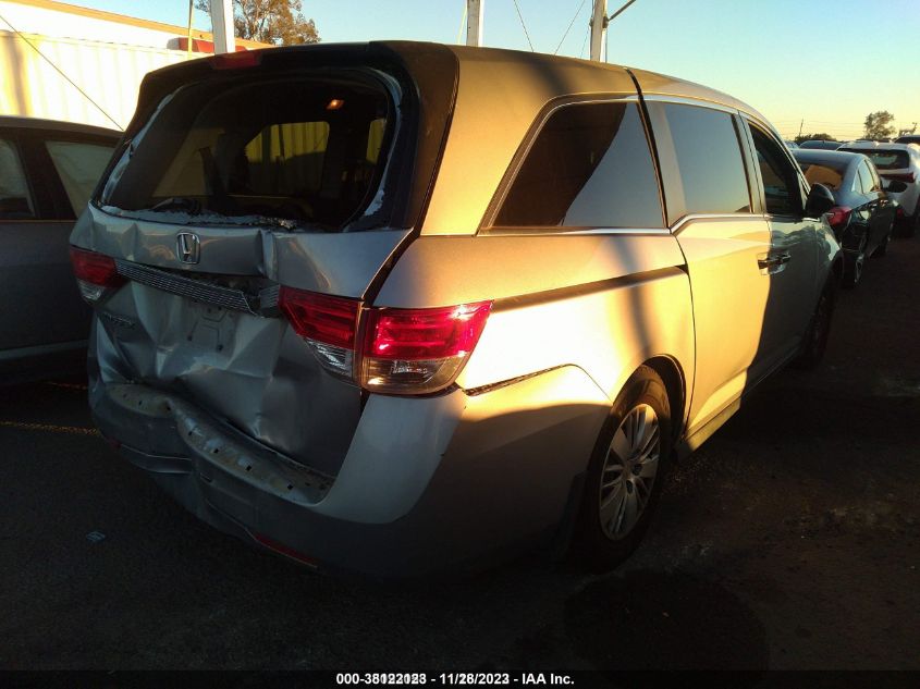 2017 Honda Odyssey Lx VIN: 1FM5K8AR6DGA13498 Lot: 38122123