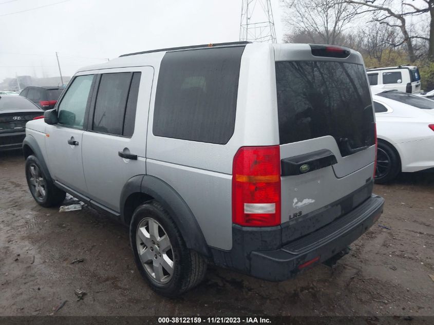 2005 Land Rover Lr3 Hse VIN: SALAG25415A333602 Lot: 38122159