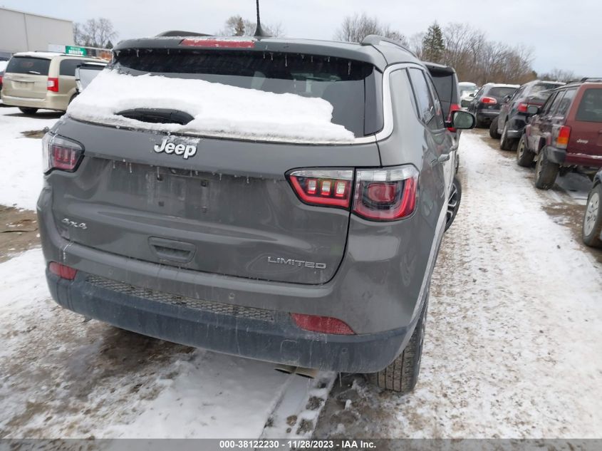 2022 Jeep Compass Limited 4X4 VIN: 3C4NJDCB5NT102623 Lot: 38122230