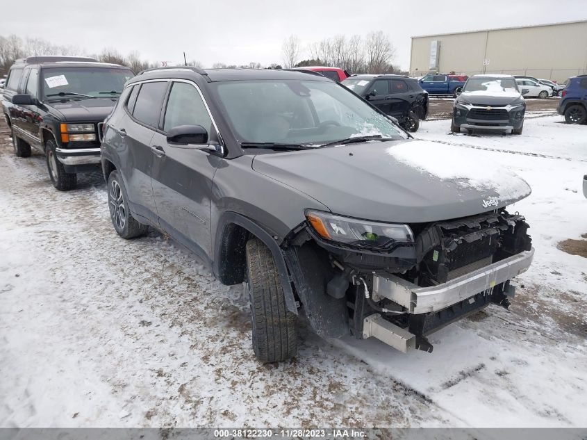 2022 Jeep Compass Limited 4X4 VIN: 3C4NJDCB5NT102623 Lot: 38122230