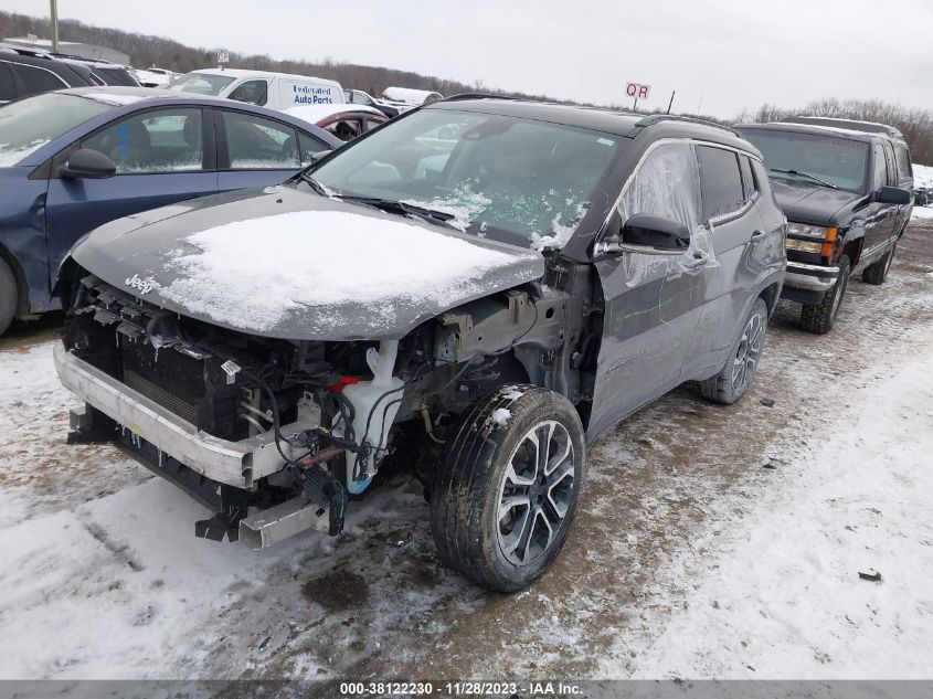 2022 Jeep Compass Limited 4X4 VIN: 3C4NJDCB5NT102623 Lot: 38122230