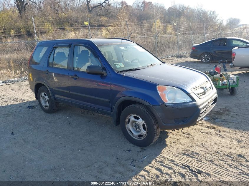 2004 Honda Cr-V Lx VIN: JHLRD78424C017093 Lot: 38122248