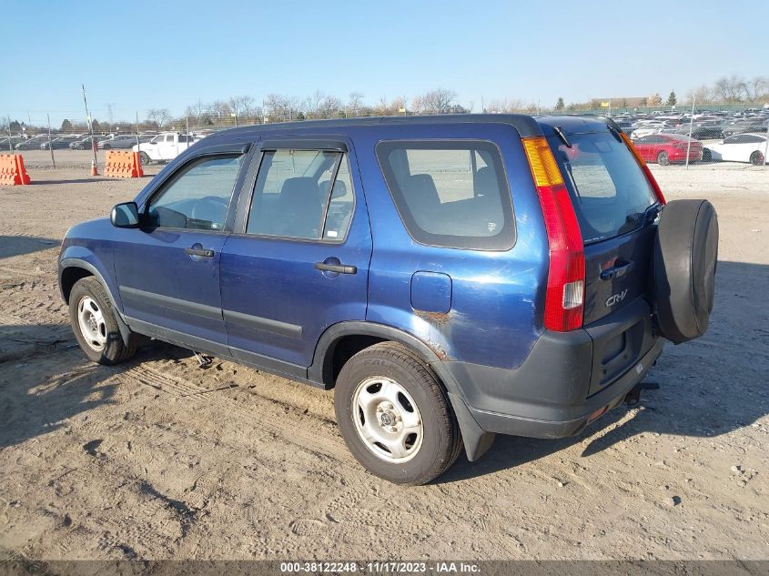 2004 Honda Cr-V Lx VIN: JHLRD78424C017093 Lot: 38122248