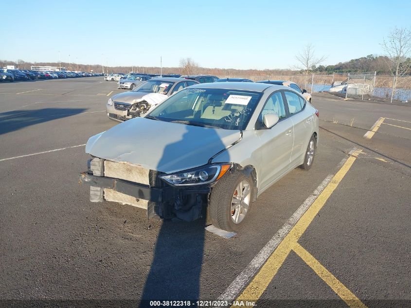 2017 Hyundai Elantra Se VIN: KMHD84LF4HU406557 Lot: 38122318