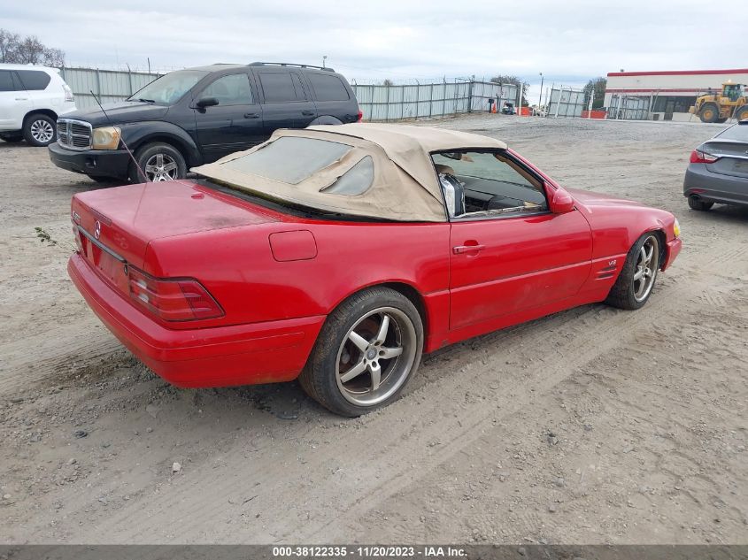 2000 Mercedes-Benz Sl 600 VIN: WDBFA76F8YF188849 Lot: 38122335