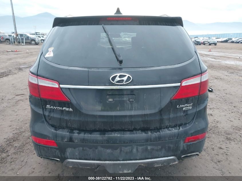 2013 Hyundai Santa Fe Limited VIN: KM8SRDHFXDU017400 Lot: 38122782