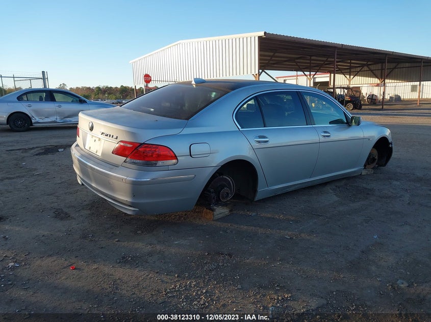 2006 BMW 7 Series 750Li VIN: WBAHN83536DT29090 Lot: 38123310