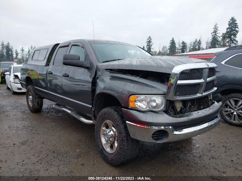 2003 Dodge Ram 2500 St/Slt/Laramie VIN: 3D7KU28633G738589 Lot: 38124248