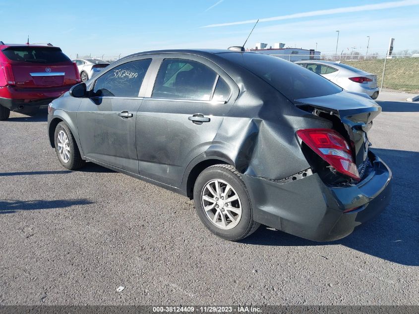 2020 Chevrolet Sonic Fwd Lt VIN: 1G1JD5SB7L4100381 Lot: 38124409