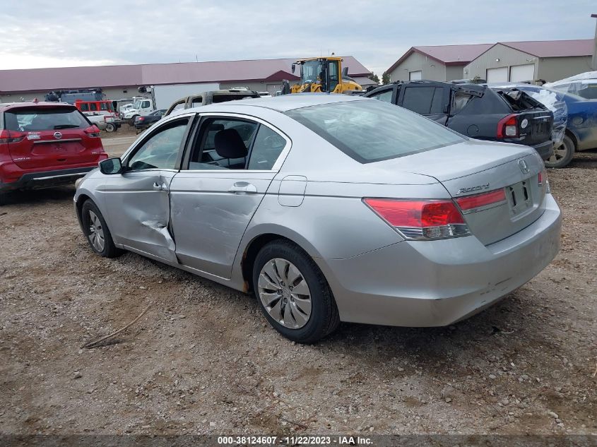 1HGCP2F39CA012752 2012 Honda Accord 2.4 Lx