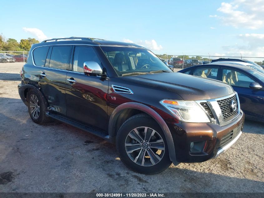 2017 Nissan Armada Sl VIN: JN8AY2ND4H9001040 Lot: 38124991