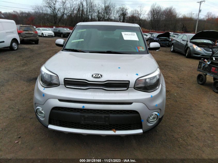 2017 Kia Soul + VIN: KNDJP3A5XH7439883 Lot: 38125165