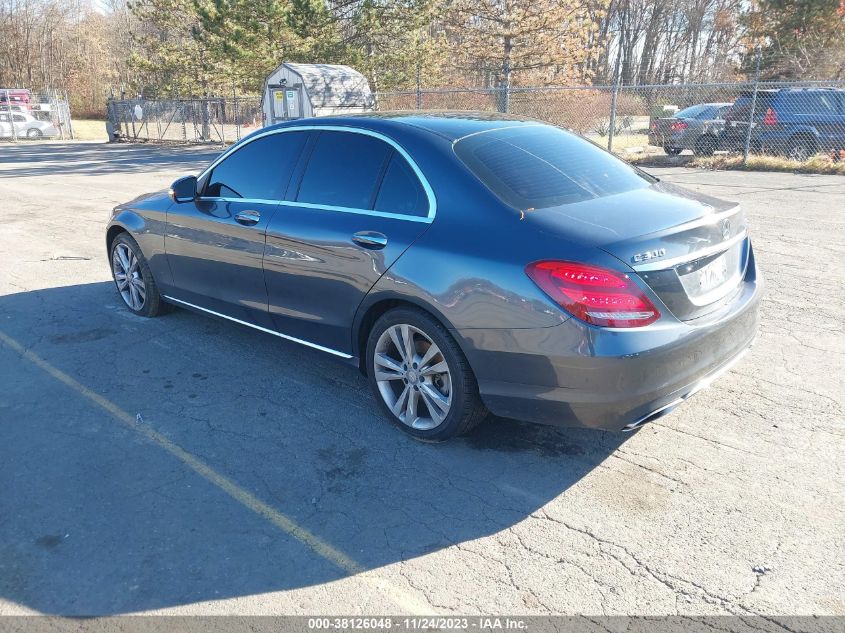 2015 Mercedes-Benz C 300 Sport 4Matic/Luxury 4Matic/4Matic VIN: 55SWF4KB7FU052913 Lot: 38126048