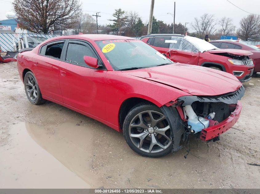 2016 Dodge Charger Sxt VIN: 2C3CDXHG1GH180112 Lot: 38126455