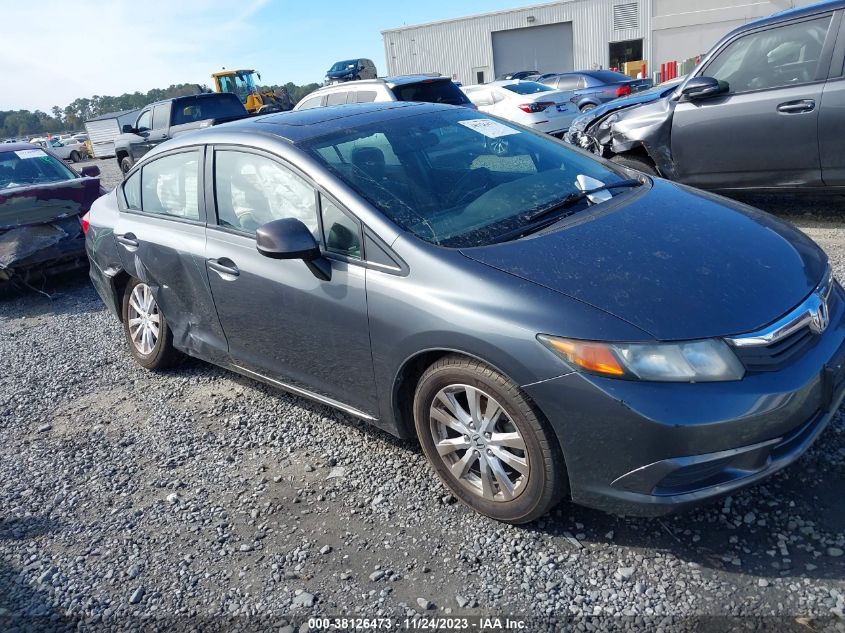 2012 Honda Civic Ex VIN: 19XFB2F83CE097610 Lot: 38126473