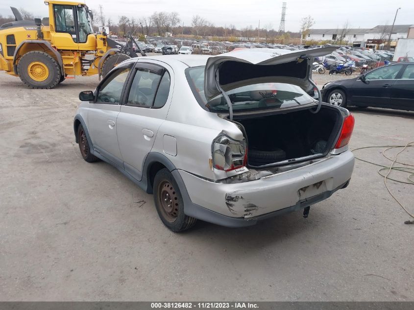 2000 Toyota Echo VIN: JTDBT1239Y0075420 Lot: 38126482