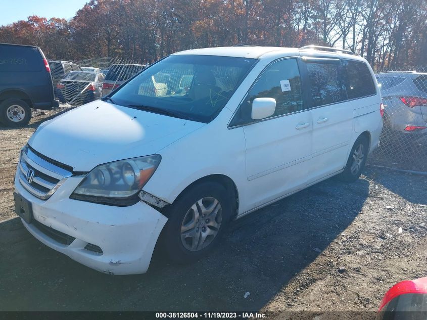 2007 Honda Odyssey Ex VIN: 5FNRL384X7B025278 Lot: 38126504