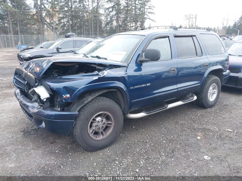 1999 Dodge Durango VIN: 1B4HS28Z5XF710589 Lot: 38126511