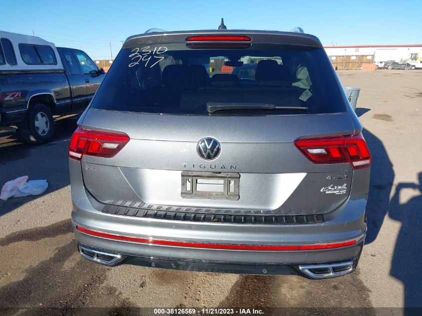 2022 Volkswagen Tiguan 2.0T Sel R-Line VIN: 3VV4B7AX3NM152182 Lot: 38126569