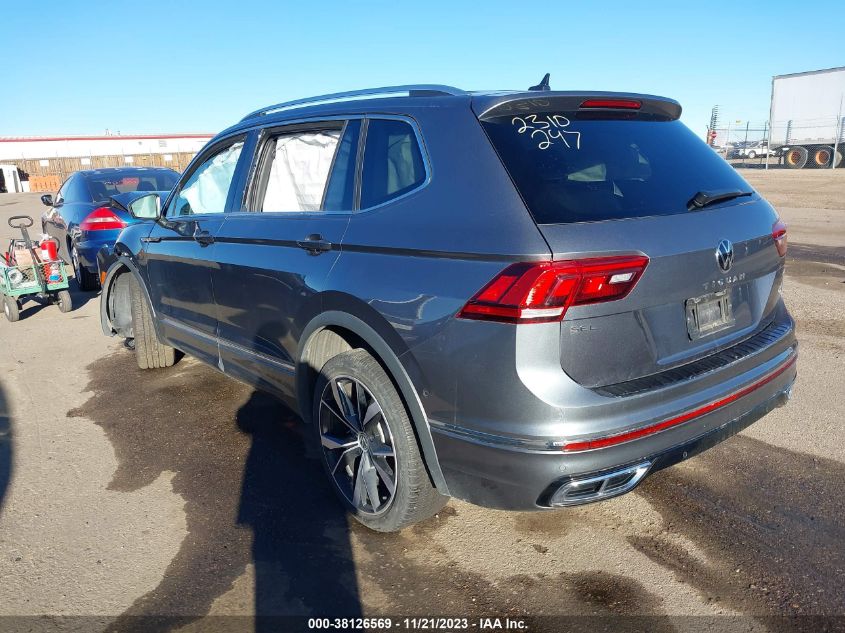 2022 Volkswagen Tiguan 2.0T Sel R-Line VIN: 3VV4B7AX3NM152182 Lot: 38126569