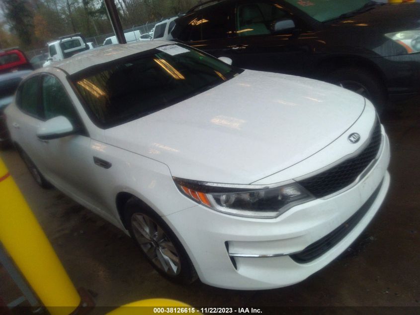 2018 Kia Optima Lx VIN: 5XXGT4L36JG258199 Lot: 38126615