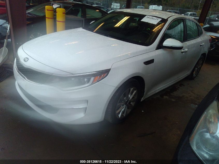 2018 Kia Optima Lx VIN: 5XXGT4L36JG258199 Lot: 38126615