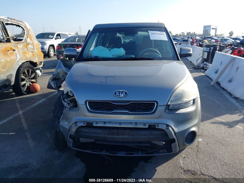 2012 Kia Soul + VIN: KNDJT2A68C7446385 Lot: 38126689