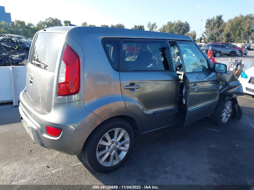 2012 Kia Soul + VIN: KNDJT2A68C7446385 Lot: 38126689