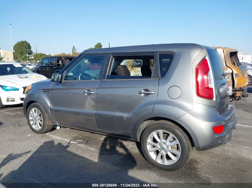 2012 Kia Soul + VIN: KNDJT2A68C7446385 Lot: 38126689