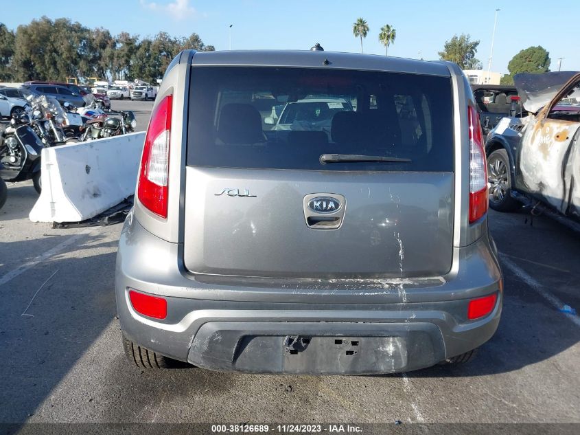 2012 Kia Soul + VIN: KNDJT2A68C7446385 Lot: 38126689