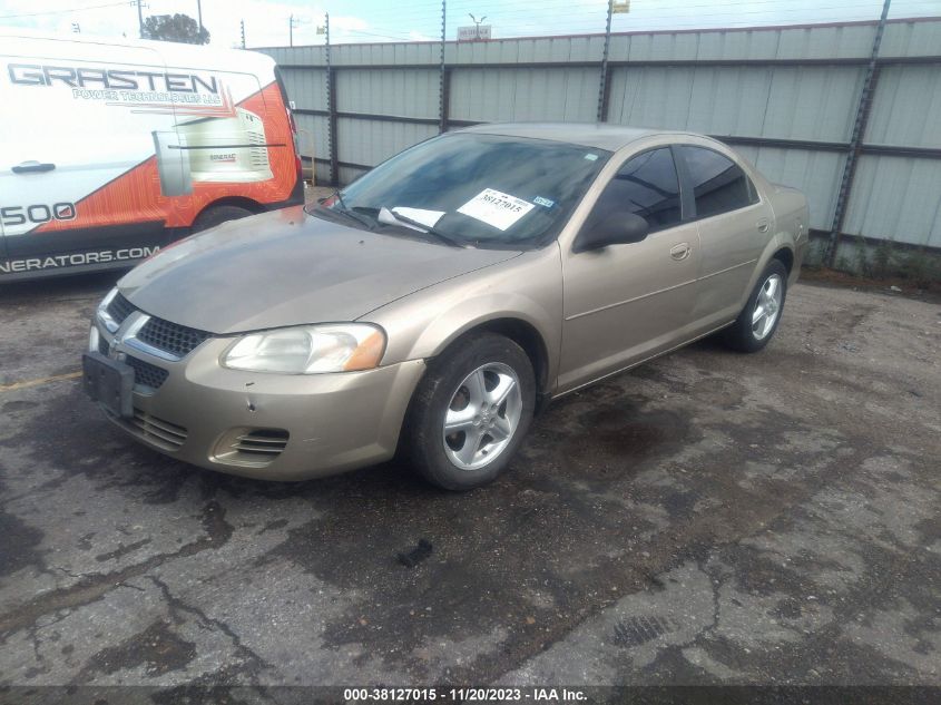 2004 Dodge Stratus Sxt VIN: 1B3EL46X34N177029 Lot: 38127015