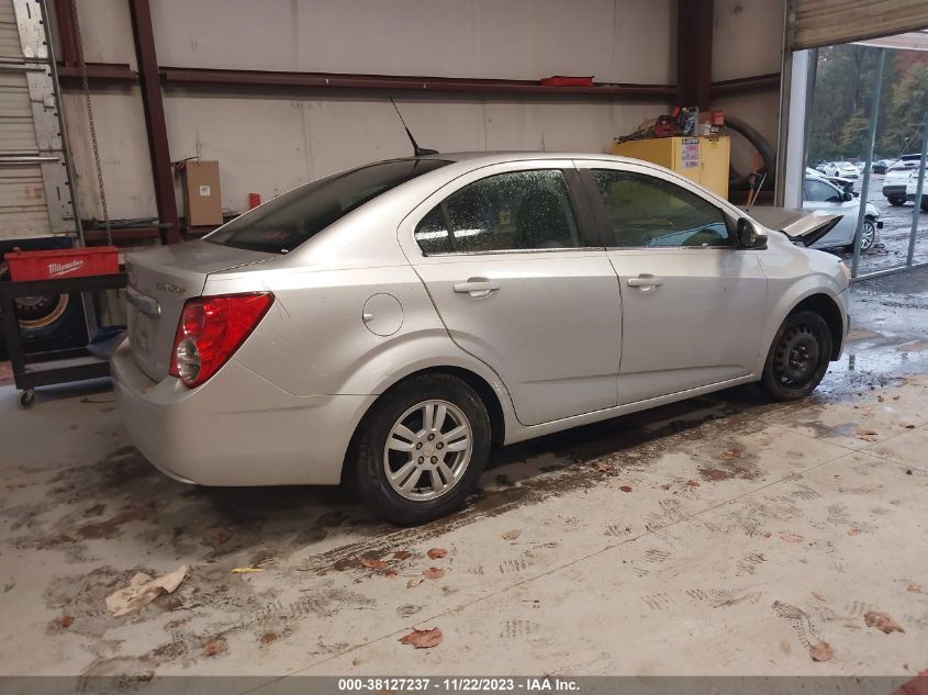 2012 Chevrolet Sonic 2Lt VIN: 1G1JC5SH2C4196945 Lot: 38127237